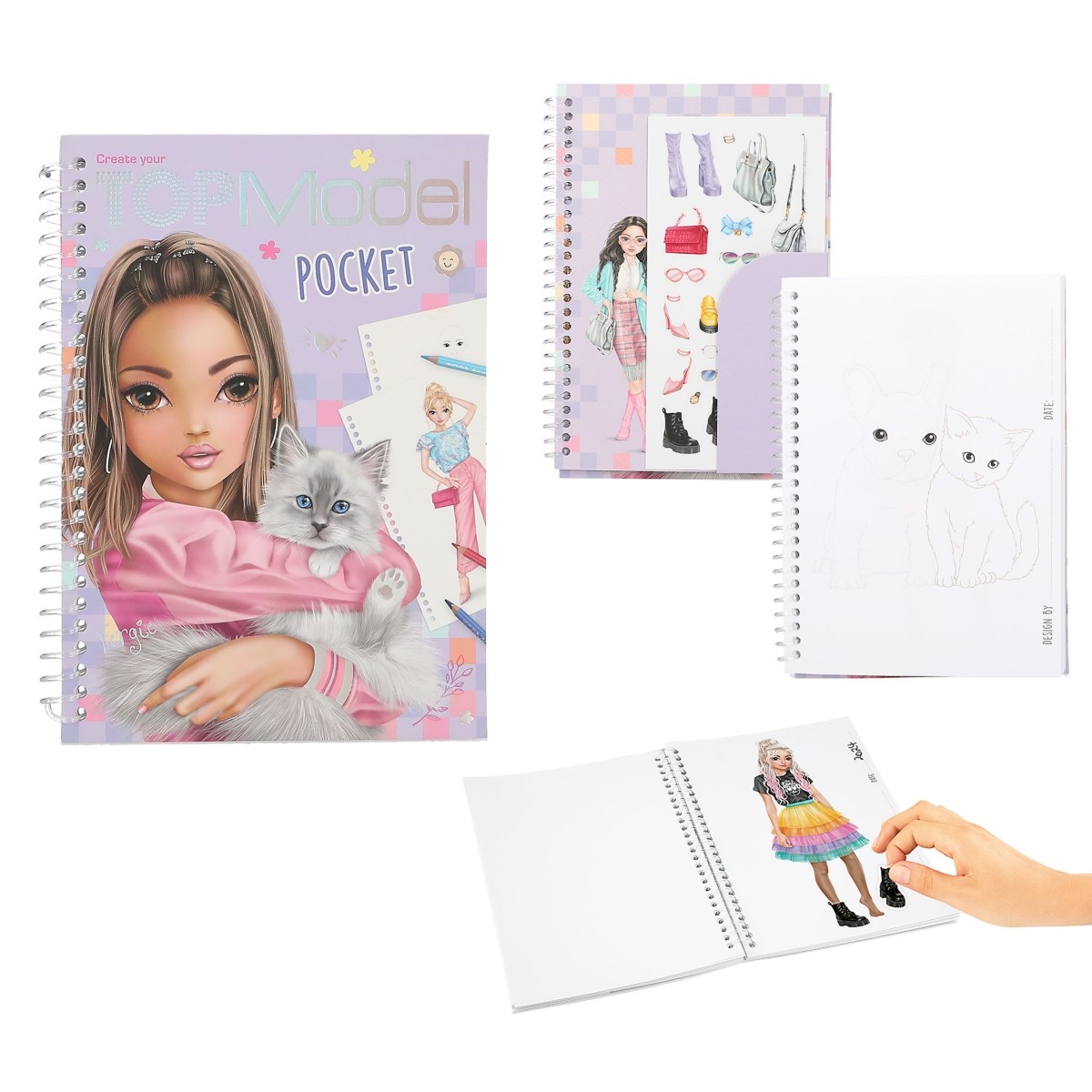 Topmodel Boyama Kitabı Cep Boy