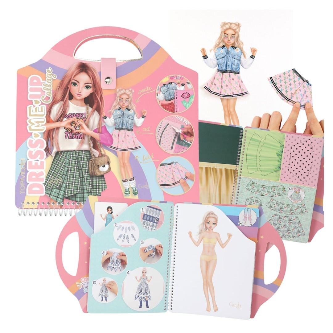 Topmodel Moda Tasarım Kolaj Kitabı