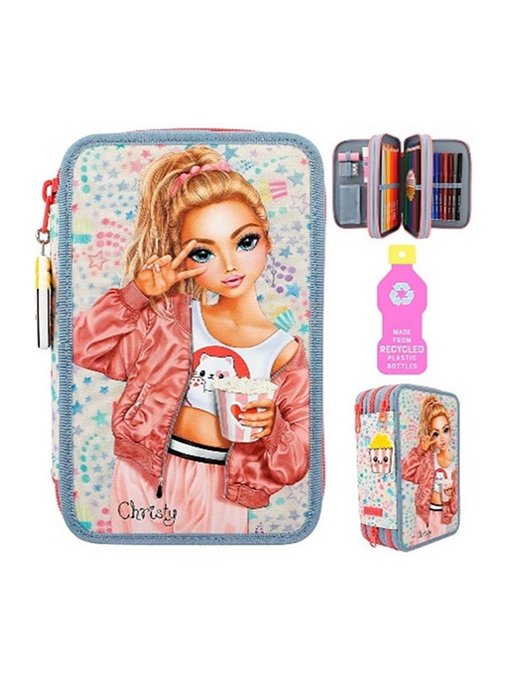 Topmodel Triple Pencil Case Cu