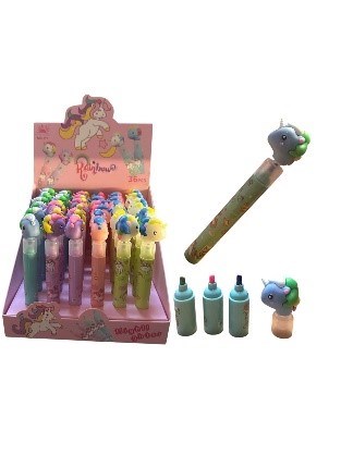 Unicorn Başlıklı Fosforlu Kalem Pk.36