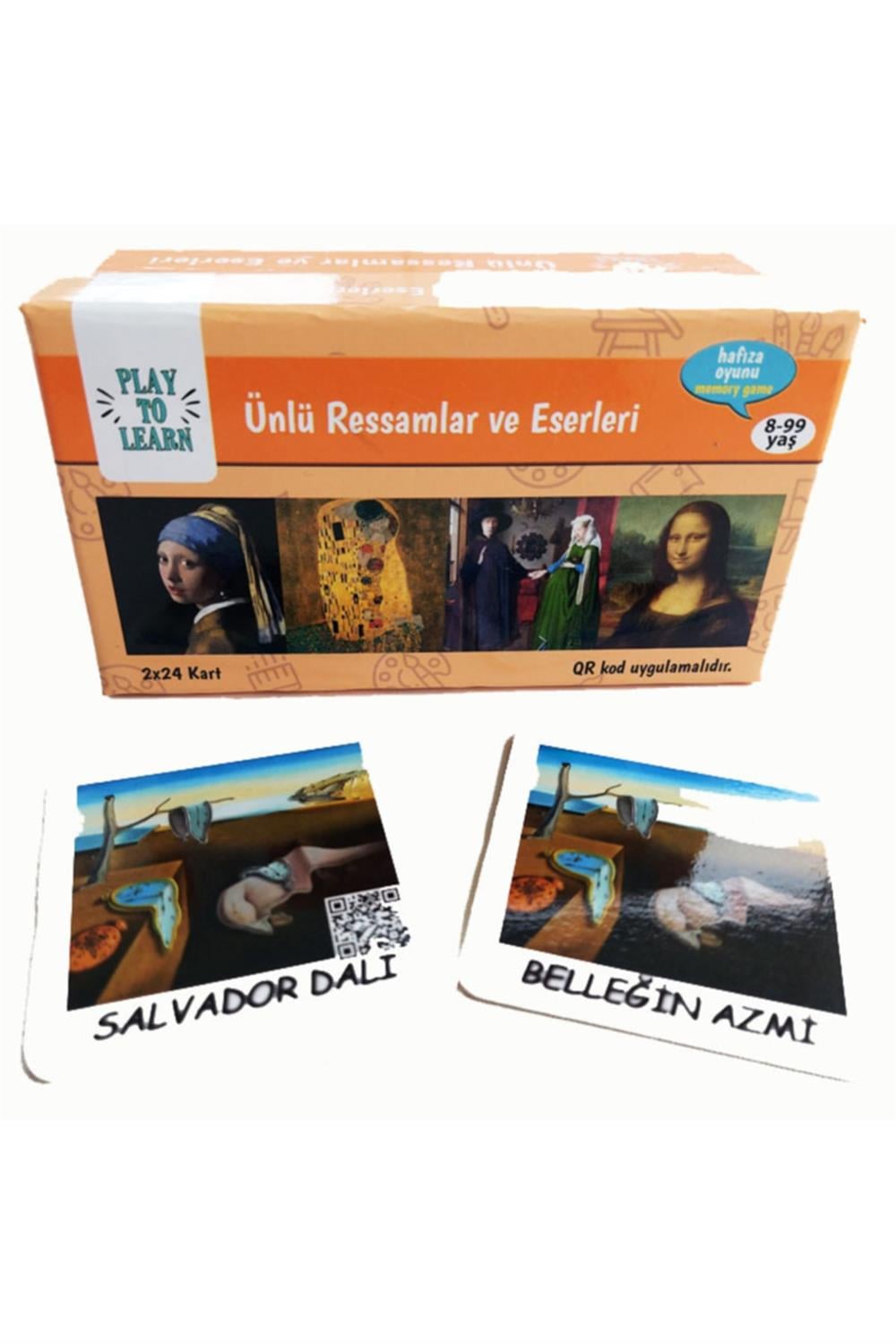 Ünlü Ressamlar Ve Eserleri - Genel Kültür Oyunu, Eğitici Kutu Oyunu, Dikkat Oyunu, Hafiza Oyunu