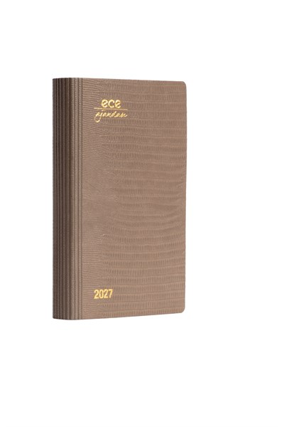 Ece Ajandası Akçay 2027 Günlük Çizgili 12x18