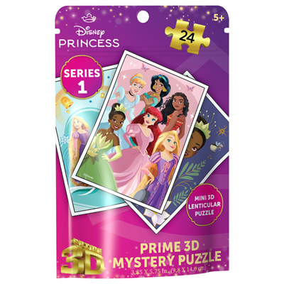 Princess Series 1 Prime 3D Mystery Puzzle 24 Parça
