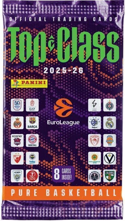 Top Class 2025-26 Euroleague Basketball Trading Card