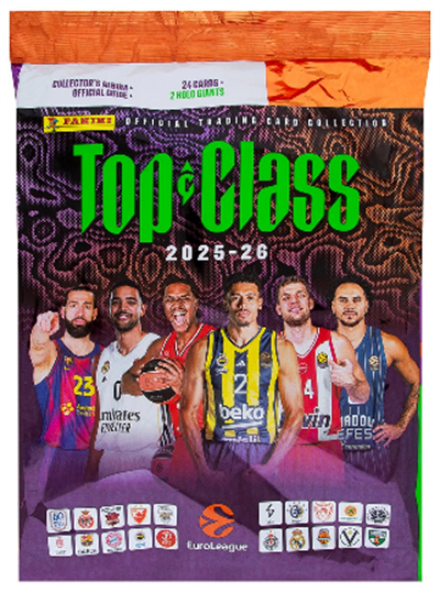 Top Class 2025 26 Euroleague Basketball Mega Başlangıç Paket