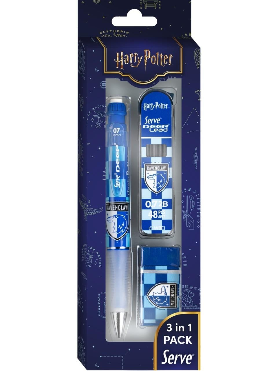  Deep Damalı Harry Potter Ravenclaw 3'lü Set 1 Deep Damalı Harry Potter 3'lü Set 2 Deep Damalı Harry Potter 3'lü Set 3 Serve Deep Damalı Harry Potter 3'lü Set