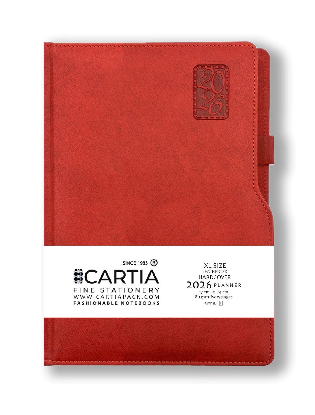 2026 Ajanda Kırmızı 17X24 L