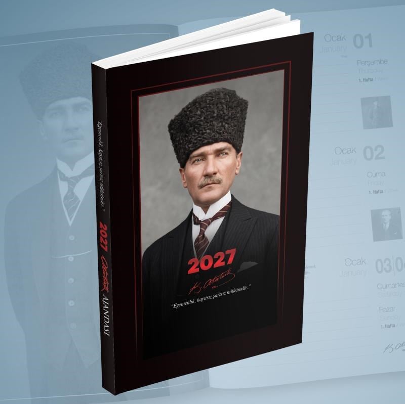 2027 Atatürk Ajandası - Kalpaklı 