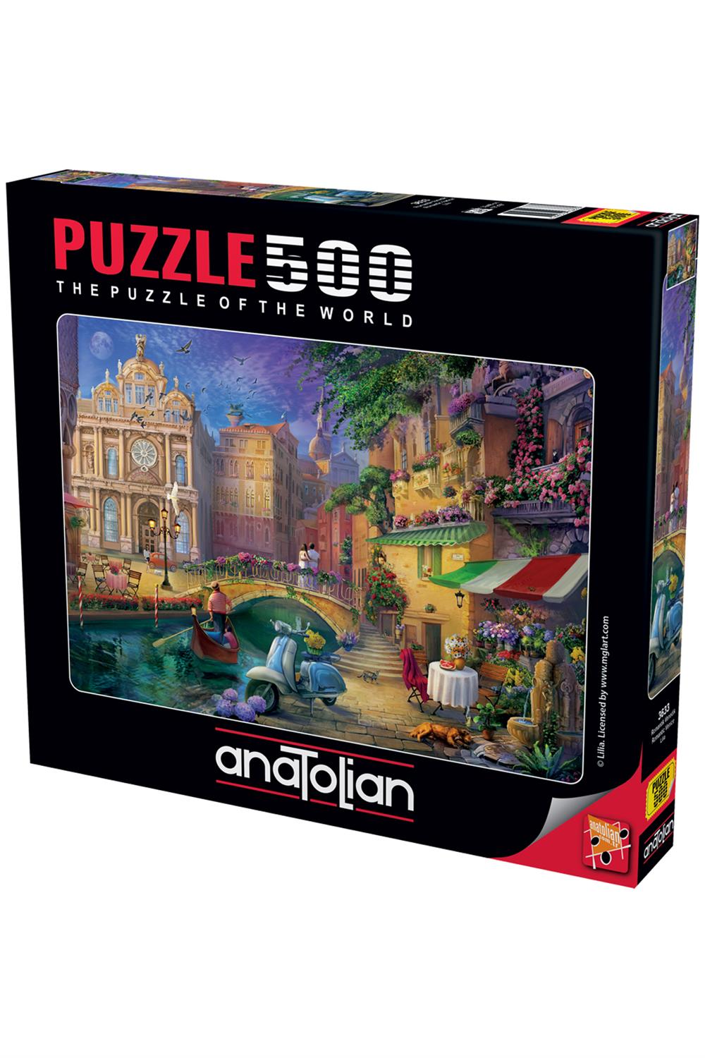 500 Parçalık Puzzle / Romantik Venedik