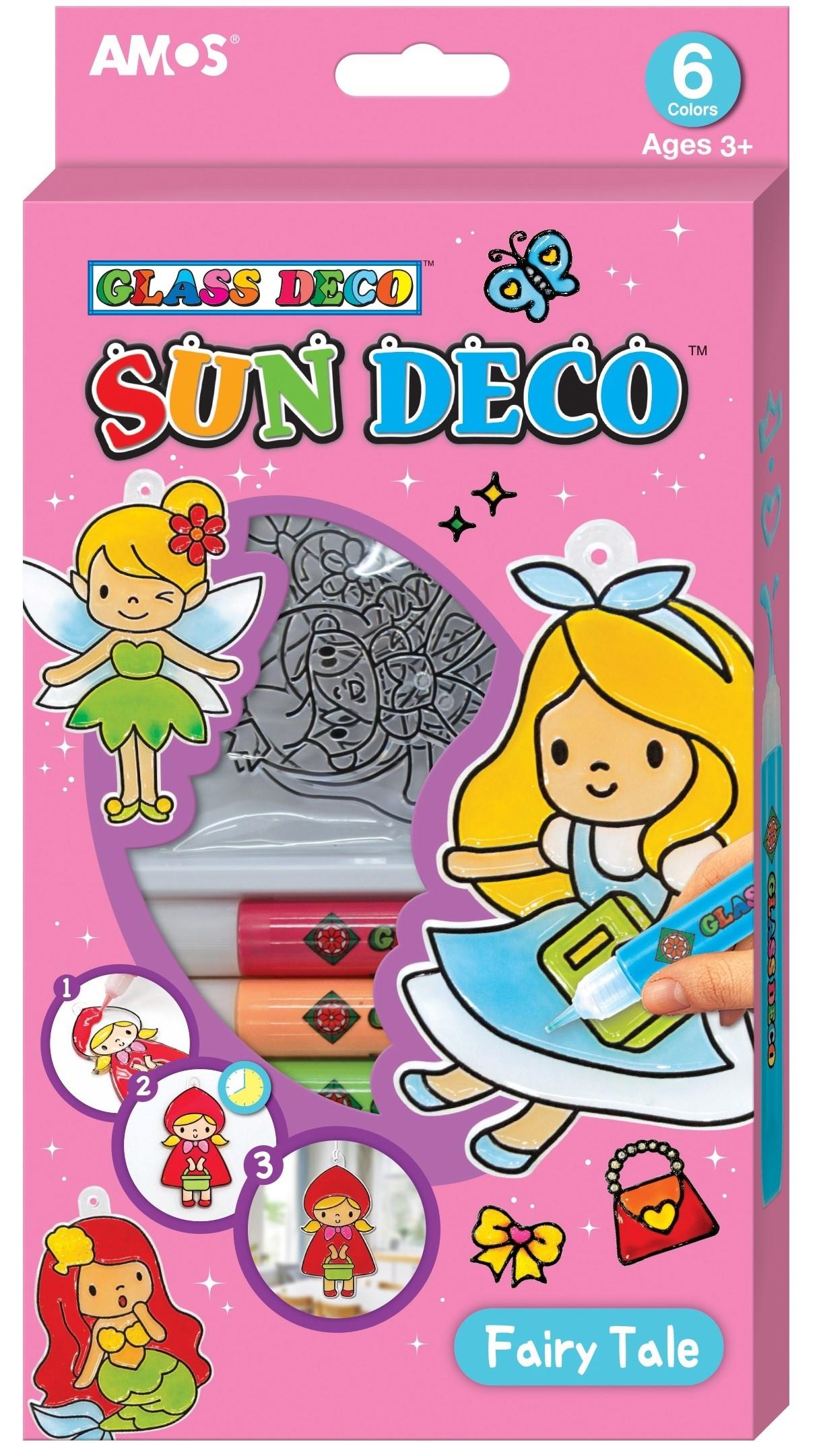 Amos Cam Boyama Seti Sun Deco Peri Masalı