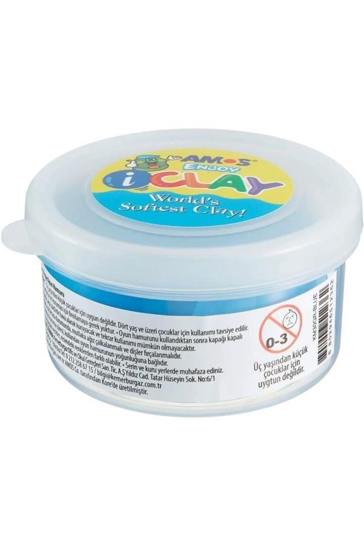 Amos Proje Hamuru-I Clay 30Gr Mavi Tekli