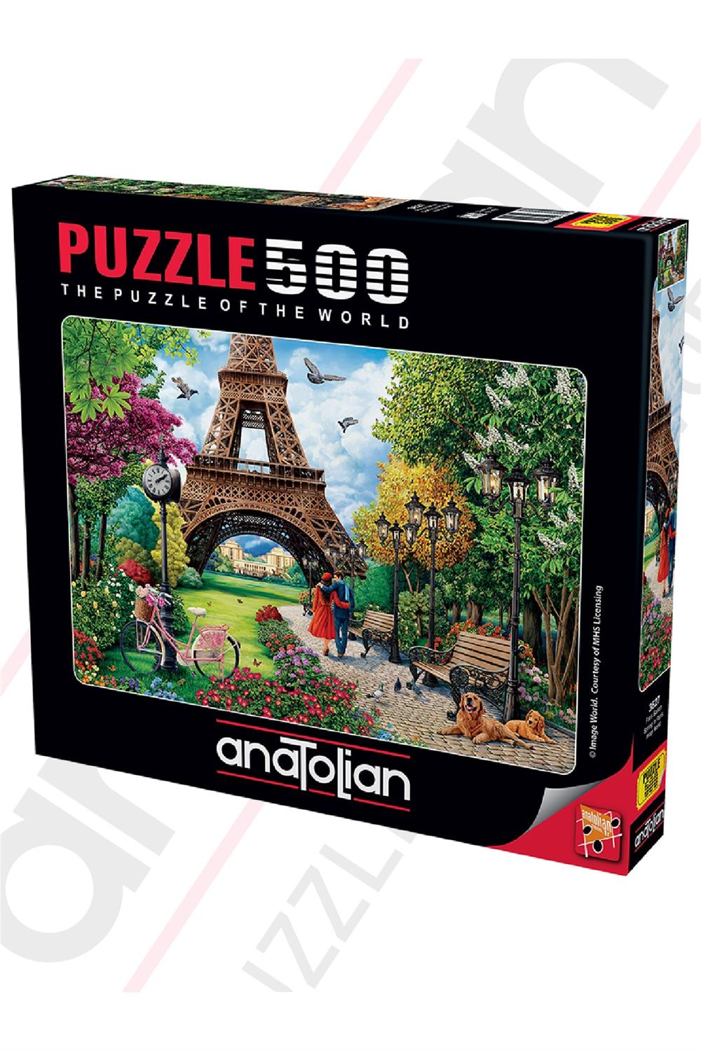 Anatolian 500 Parça Puzzle / Paris Baharı - Kod 3627