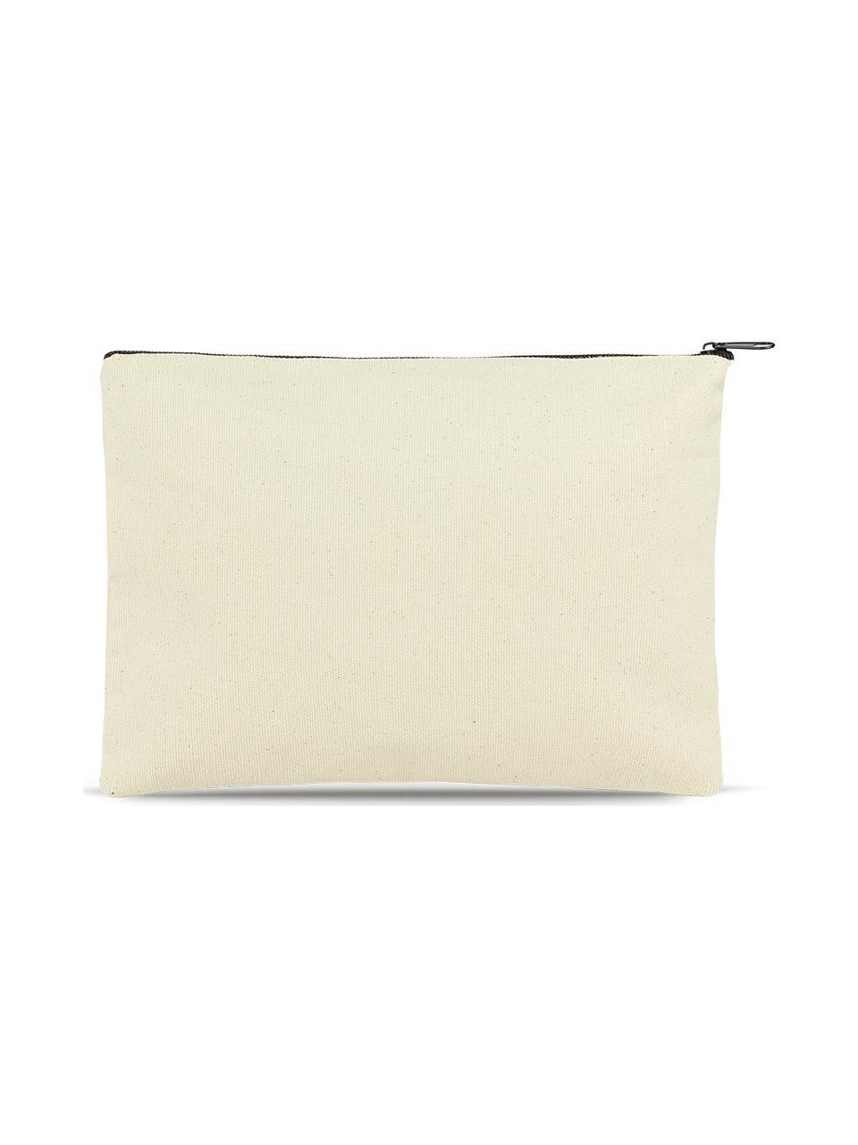 Baskısız Kanvas Clutch Bez Çanta