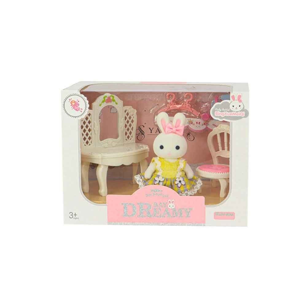 Bay Dreamy Mini Tavşan Aksesuarlı Şifonyer Seti