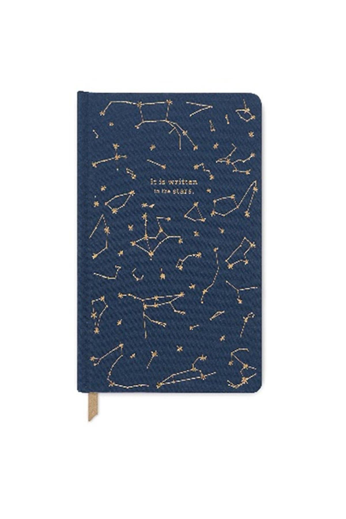 Bookcloth Hardcover Journal It Is Wrıtten In The Stars - Lac