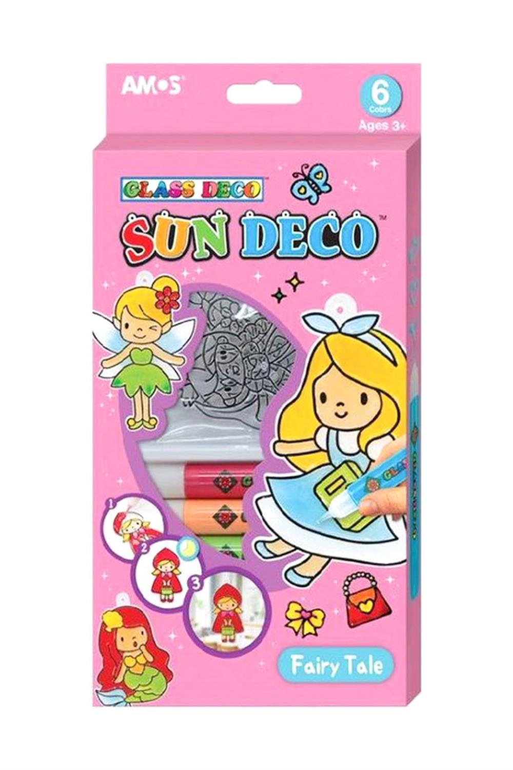 Cam Boyama Setı Sun Deco Perı Masalı Sd10P6-F