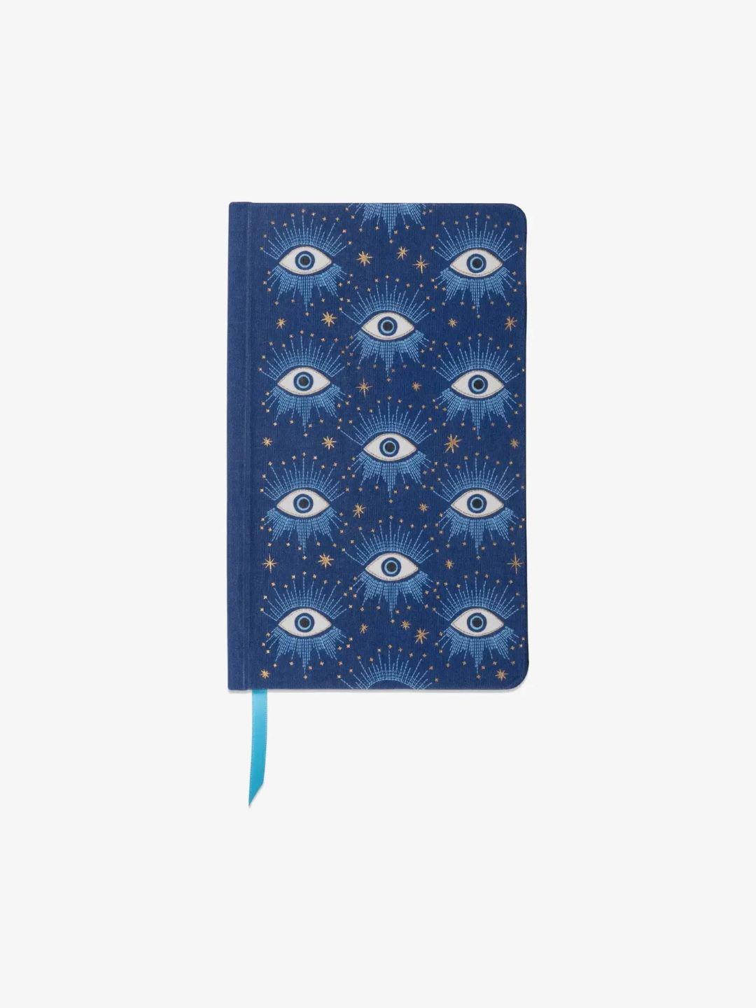 Celestial Bookcloth Journal Starry Eyed