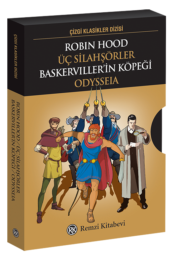 Çizgi Klasikler Dizisi 4 Kitap (Kutulu Takım)