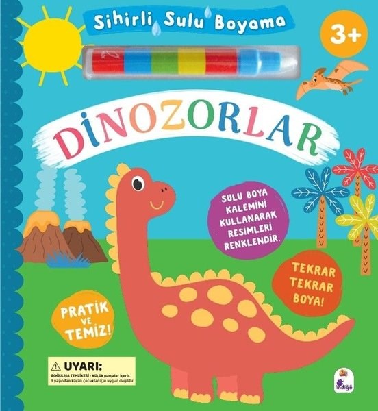 Dinozorlar - Sihirli Sulu Boyama 9786258733235