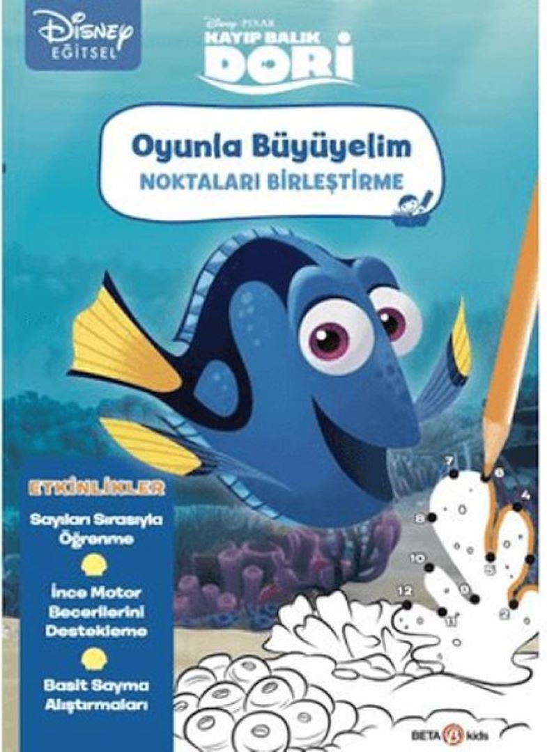 Disney Eğitsel Oyunla Büyüyelim Noktaları Birleştirme Kayıp Balık Dori