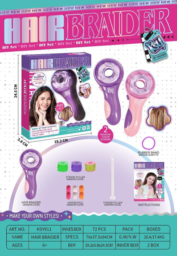 Dıy Hair Braider Set Ksy911