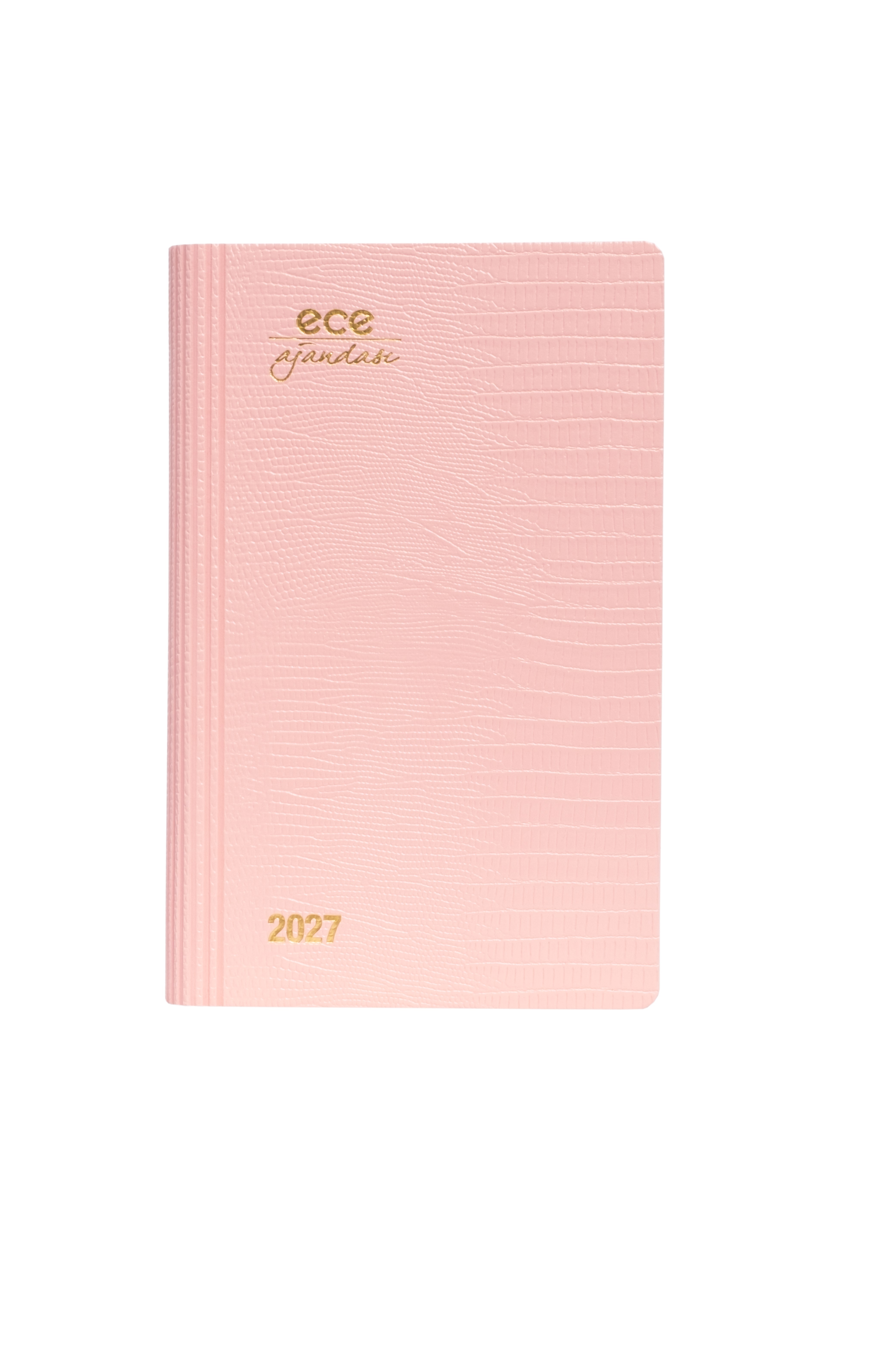 Ece Ajandası Akçay Pembe 2027 Günlük Çizgili