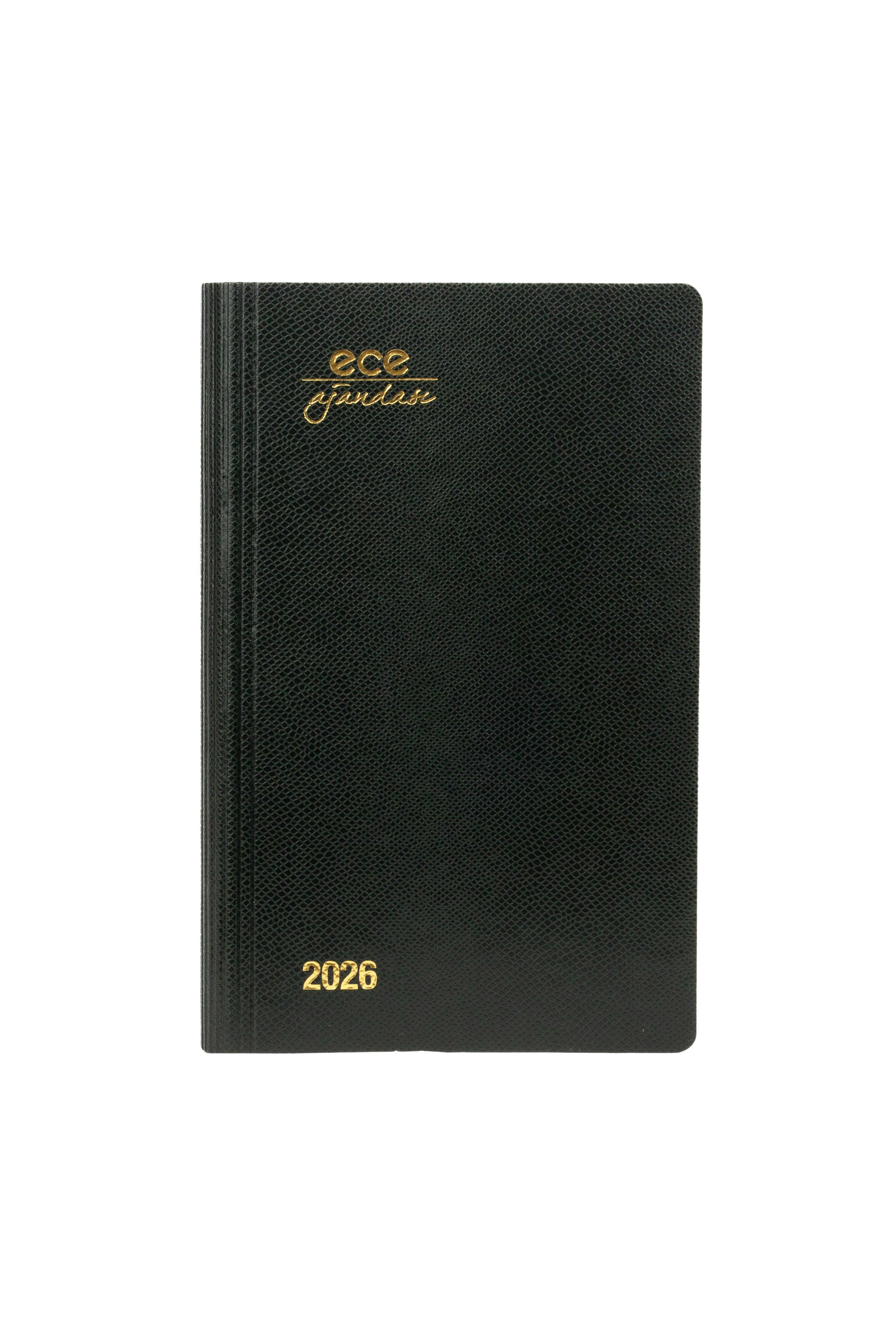 Ece-Akçay Koyu Yeşil Çizgili Günlük 12x18 2026