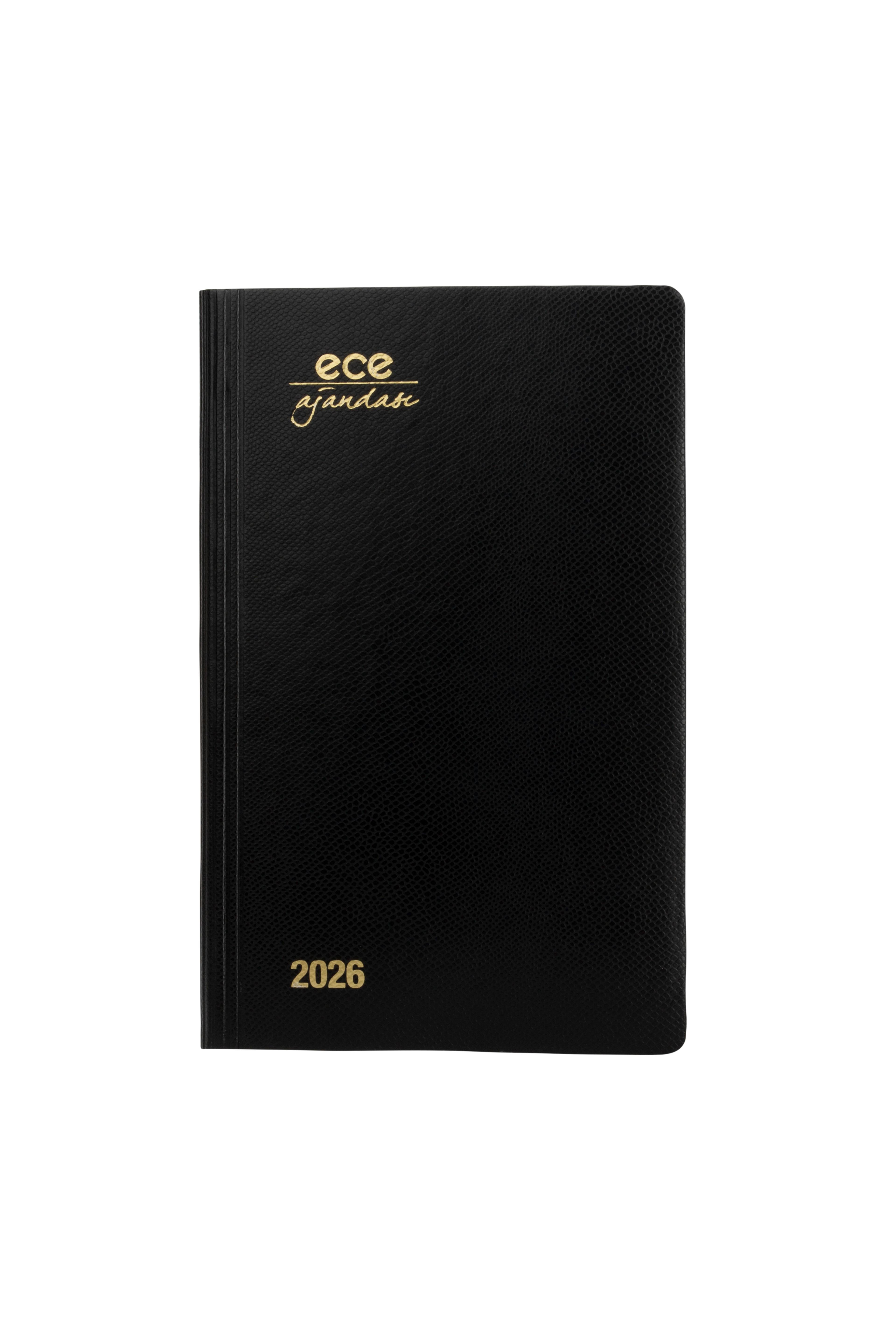 Ece-Akçay Siyah Çizgili Günlük 12x18 2026