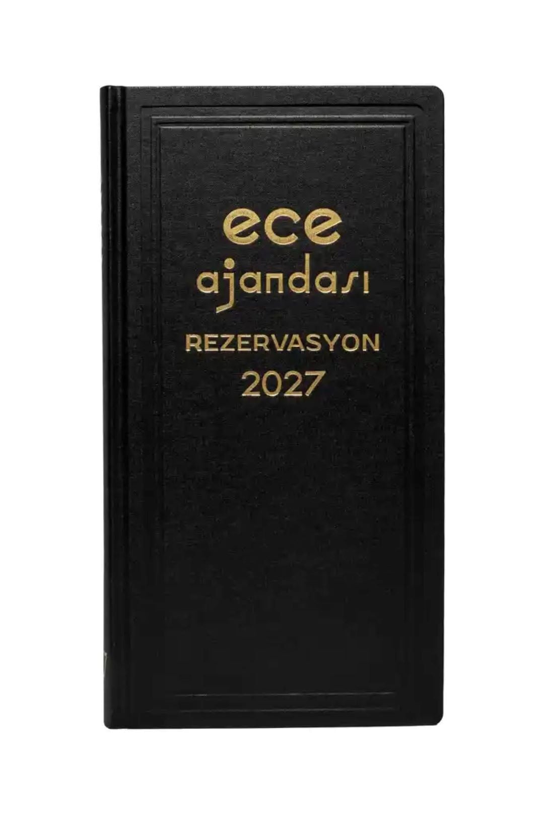 Ece-Avrasya Rezervasyon 2027 Siyah Ticari 17X33