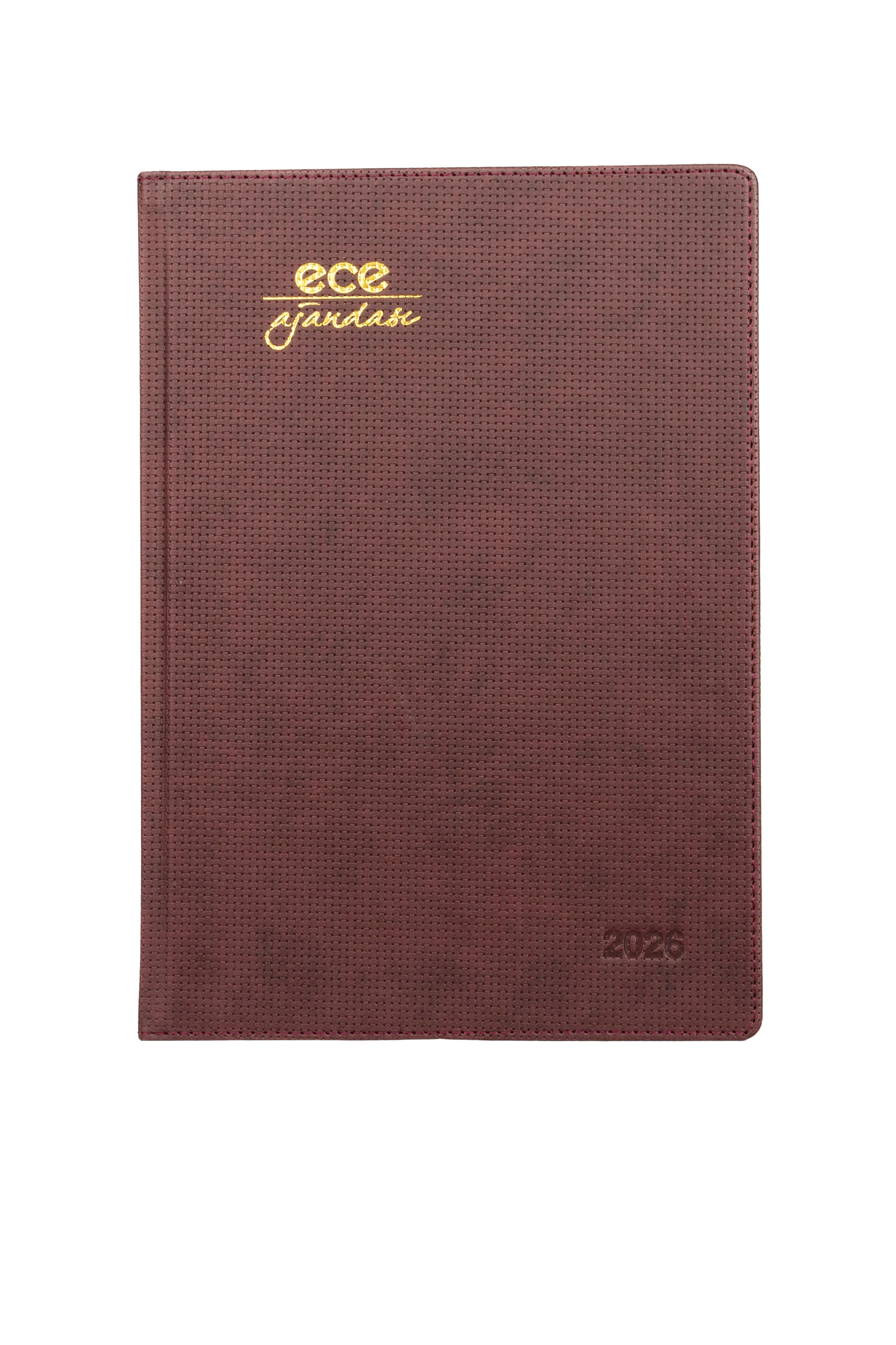 Ece-Çeşme Bordo Haftalık 19,5x28 2026