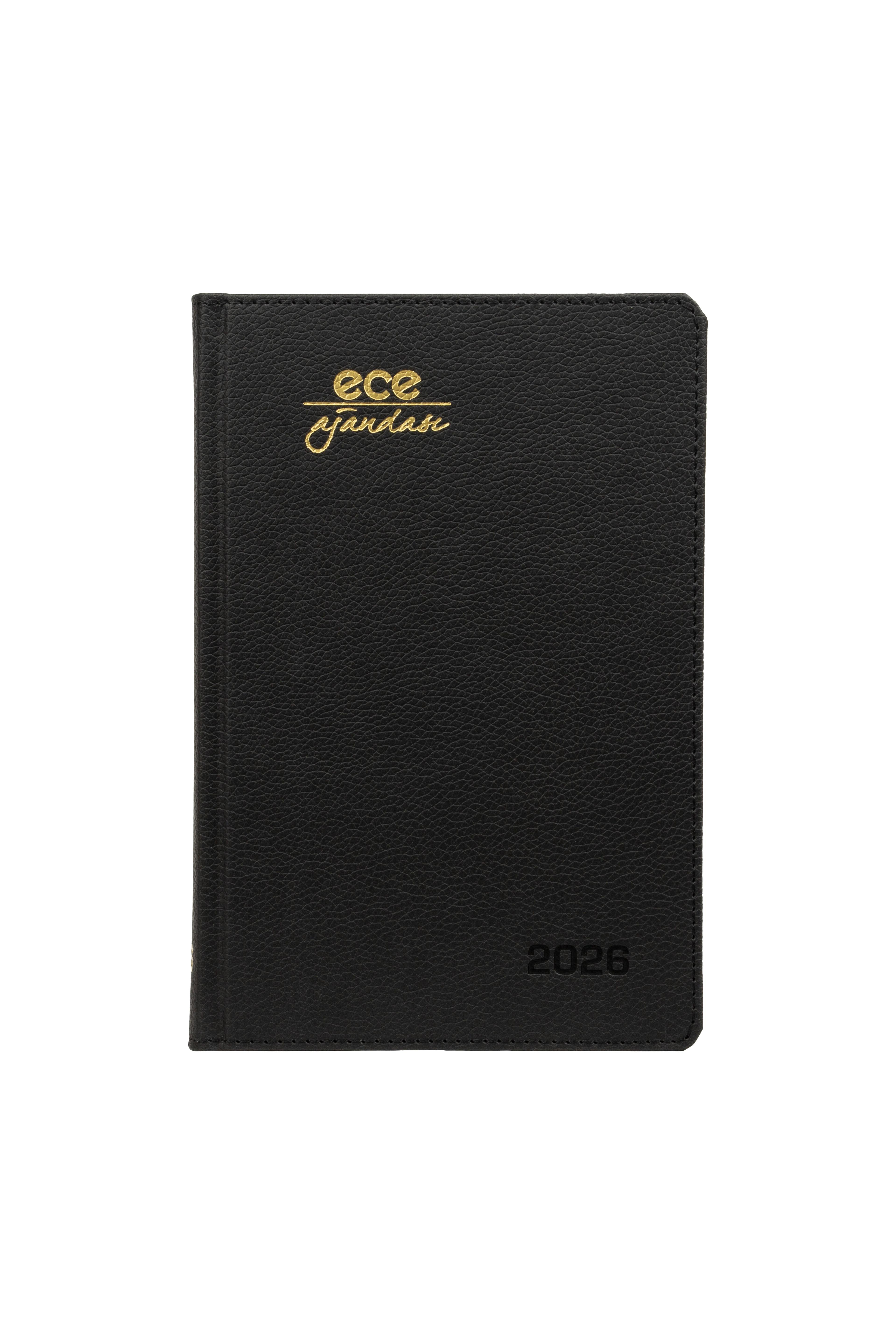 Ece-Kemer Siyah Çizgili Günlük 14x20 2026