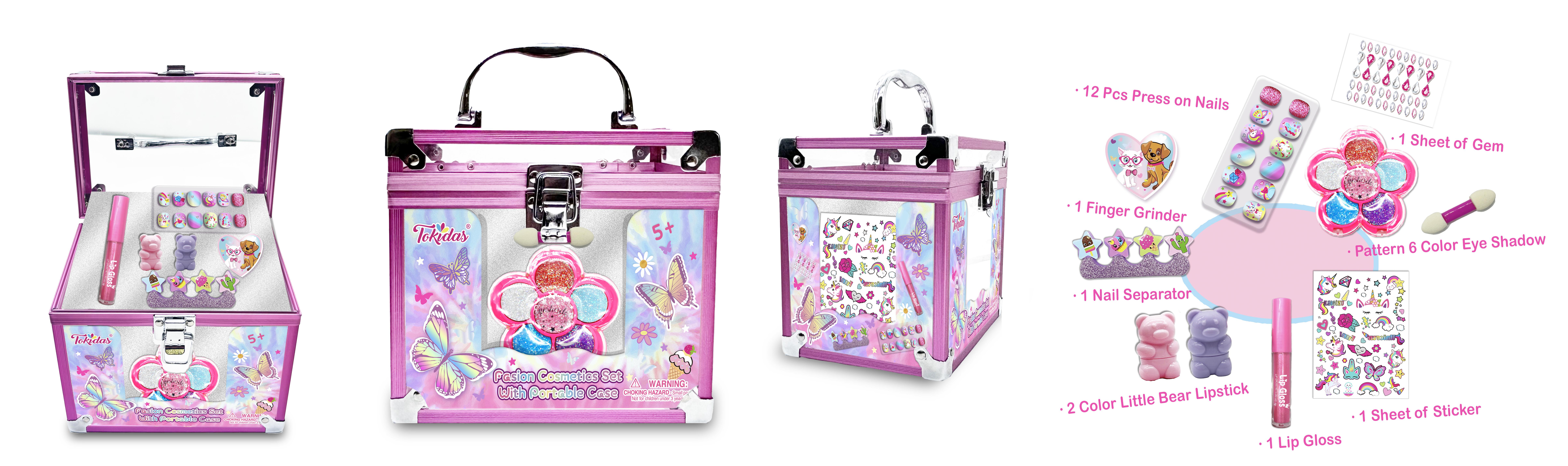 Fashion Cosmetics Set With Portable Case
