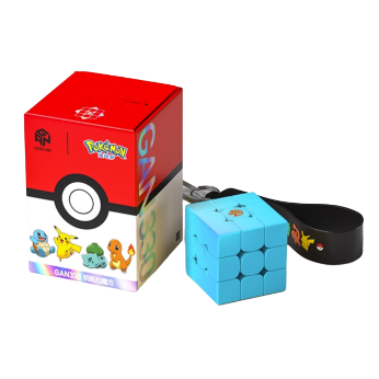 Gan Pokemon Squirtle Cube Blue 3X3 Keychain