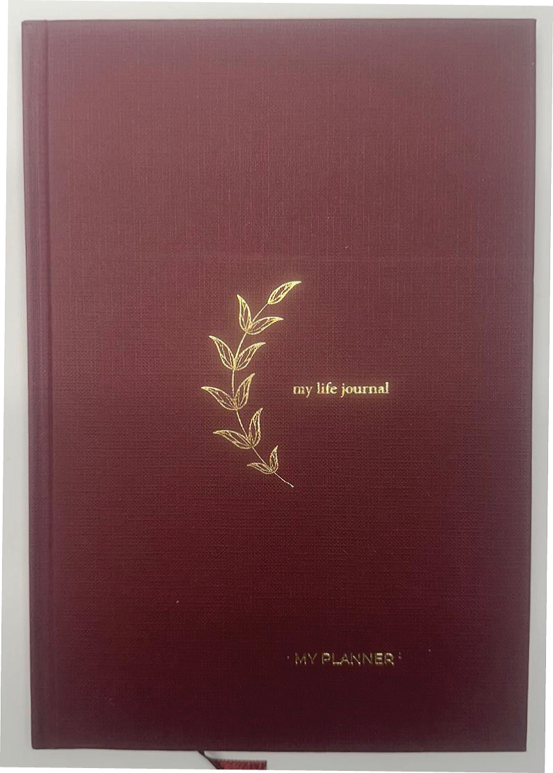 Haftalık Planlı Ajanda Tarıhsız Bordo