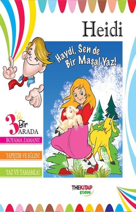 Heidi - Üçü Bir Arada Etkinlik Kitabı