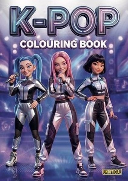 K- Pop Colouring Book