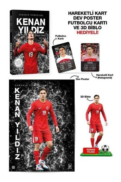 Kenan Yıldız - Sahanın Yıldızları - Hareketli Kart - Dev Poster - Futbolcu Kartı ve 3D Biblo Hediyel