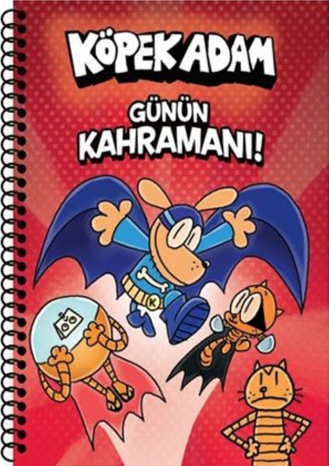Köpek Adam Çizgili Defter Günün Kahramanı