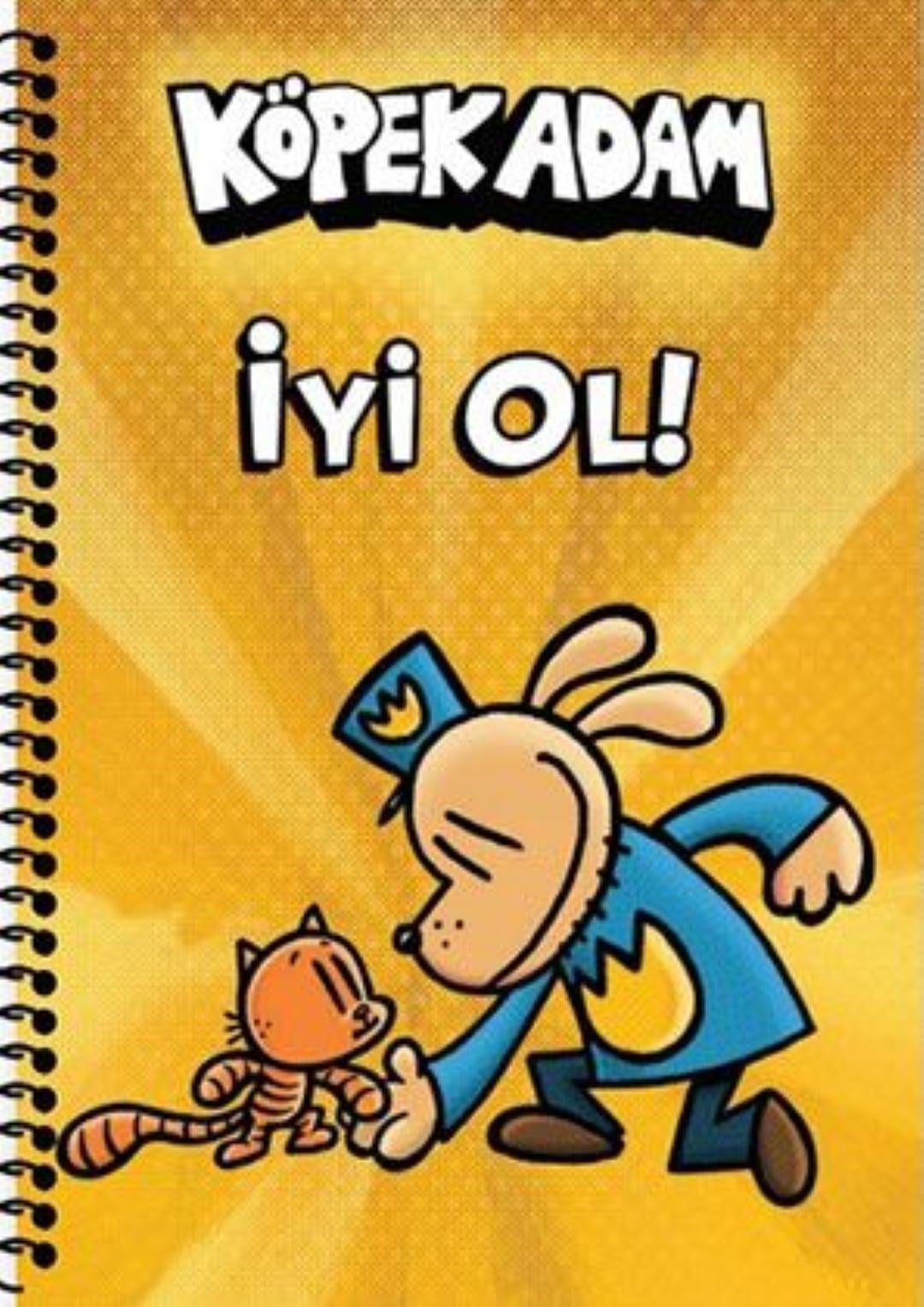 Köpek Adam Çizgili Defter İyi Ol