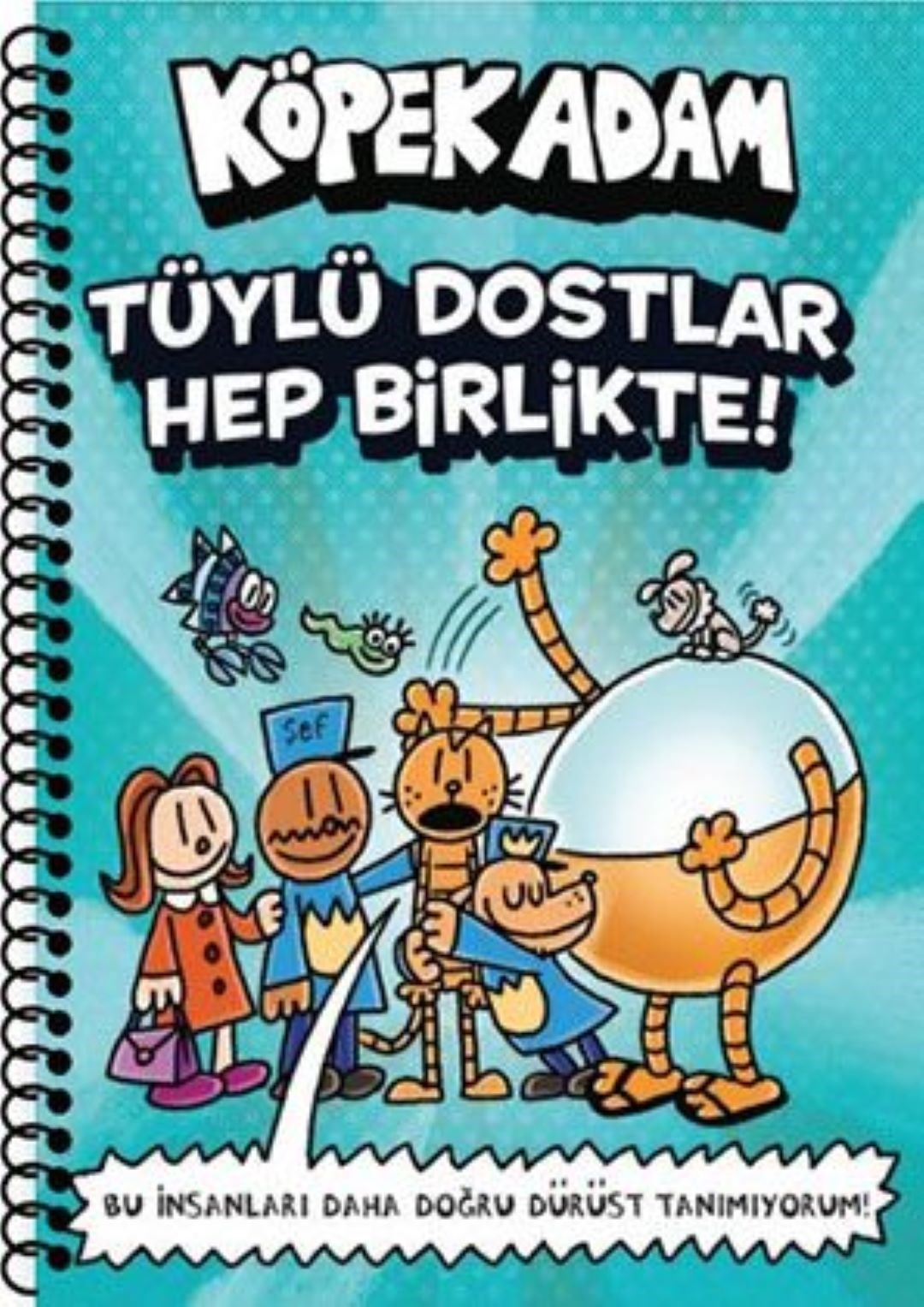 Köpek Adam Kareli Defter Tüylü Dostlar Hep Birlikte
