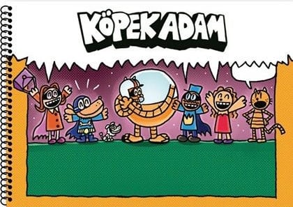 Köpek Adam Resim Defteri Çocuk 2