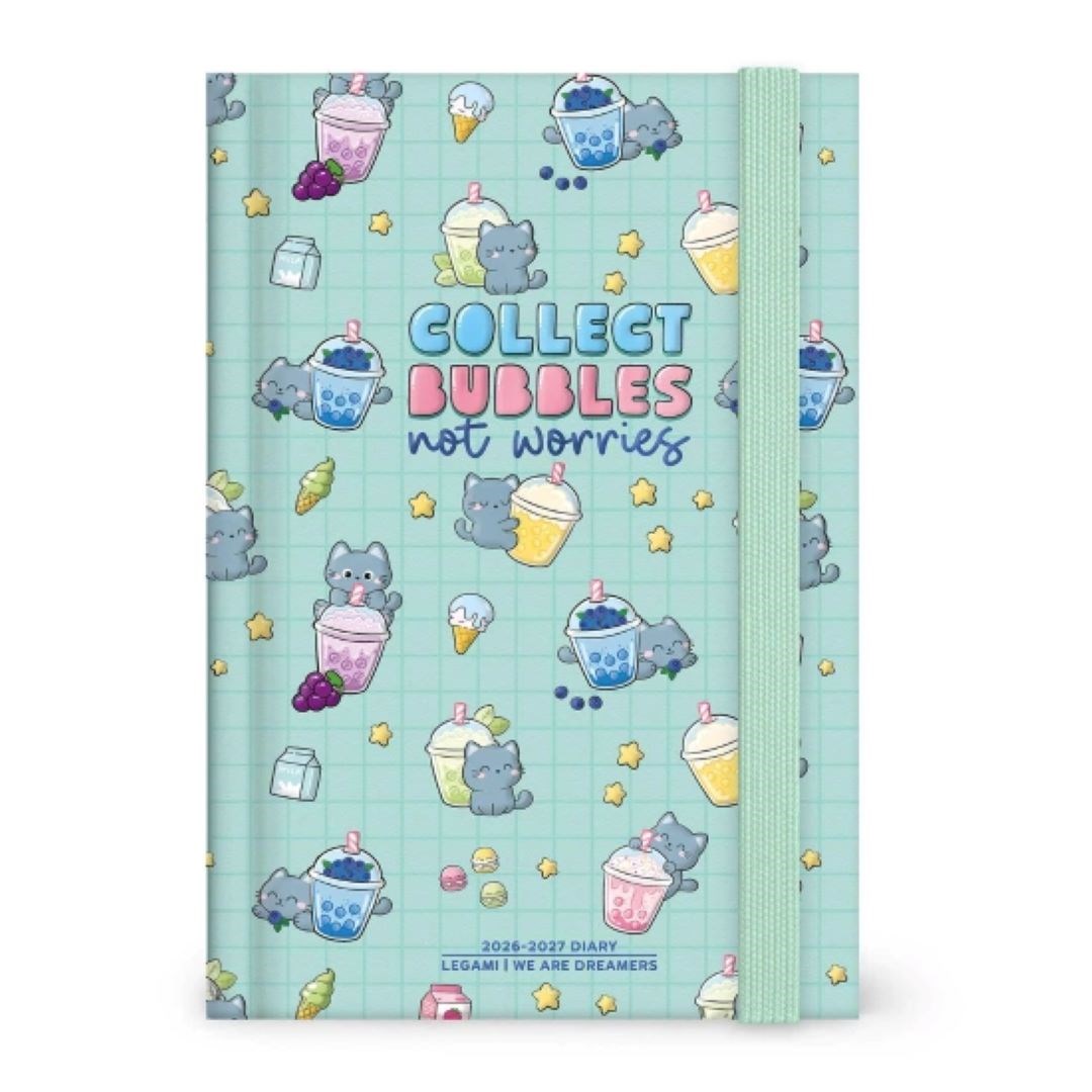 Legami 16 Aylık Günlük 2027 Kedi Bubble Tea Orta
