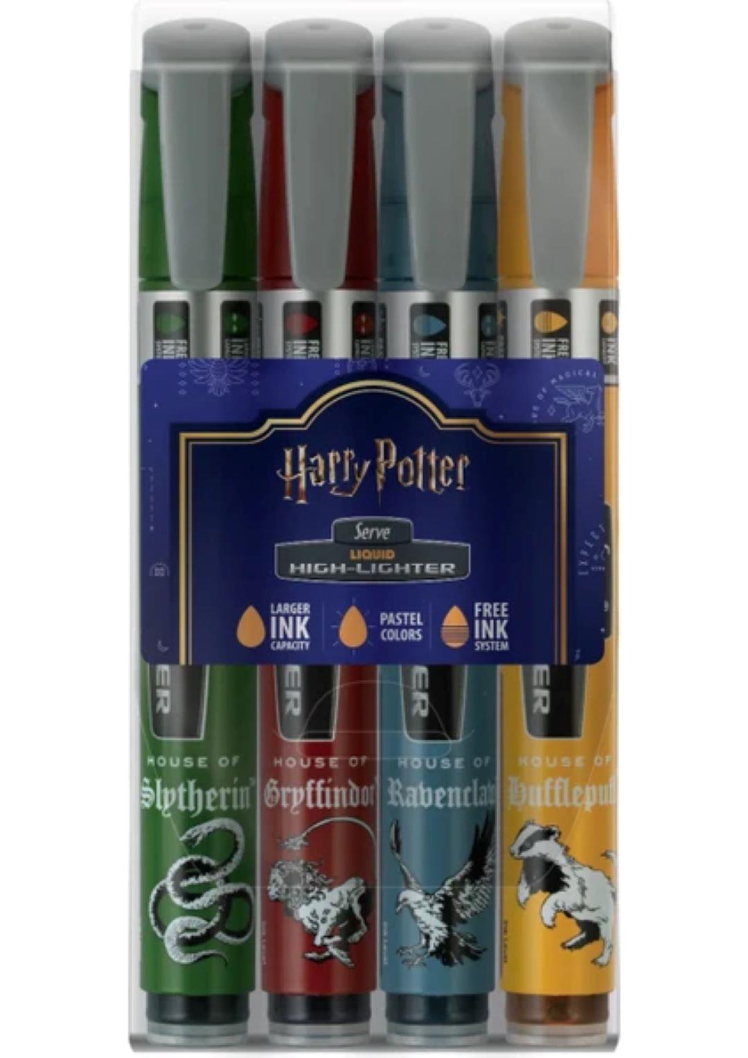 Likit Fosforlu Kalem Harry Potter - 4'lü Set