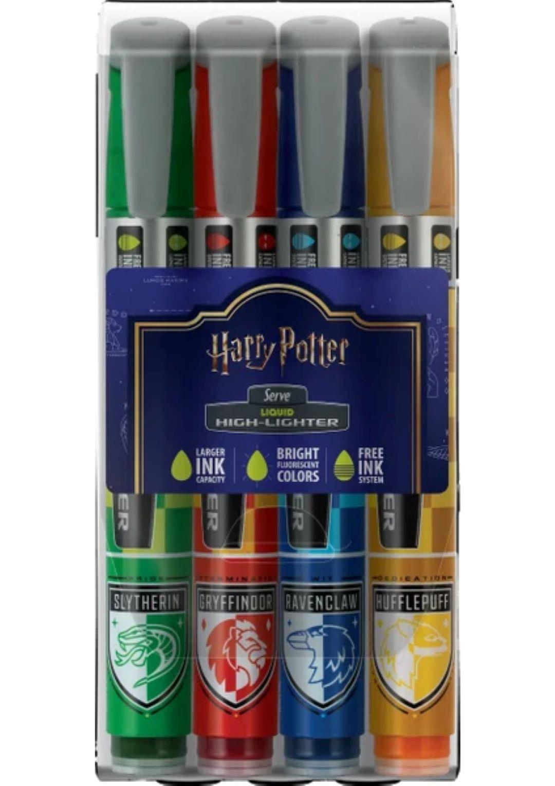 Likit Fosforlu Kalem Harry Potter Damalı - 4'lü Set