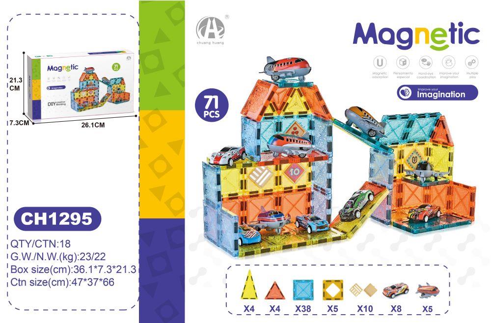 Magnetic Tiles 71 Parça Ch1295