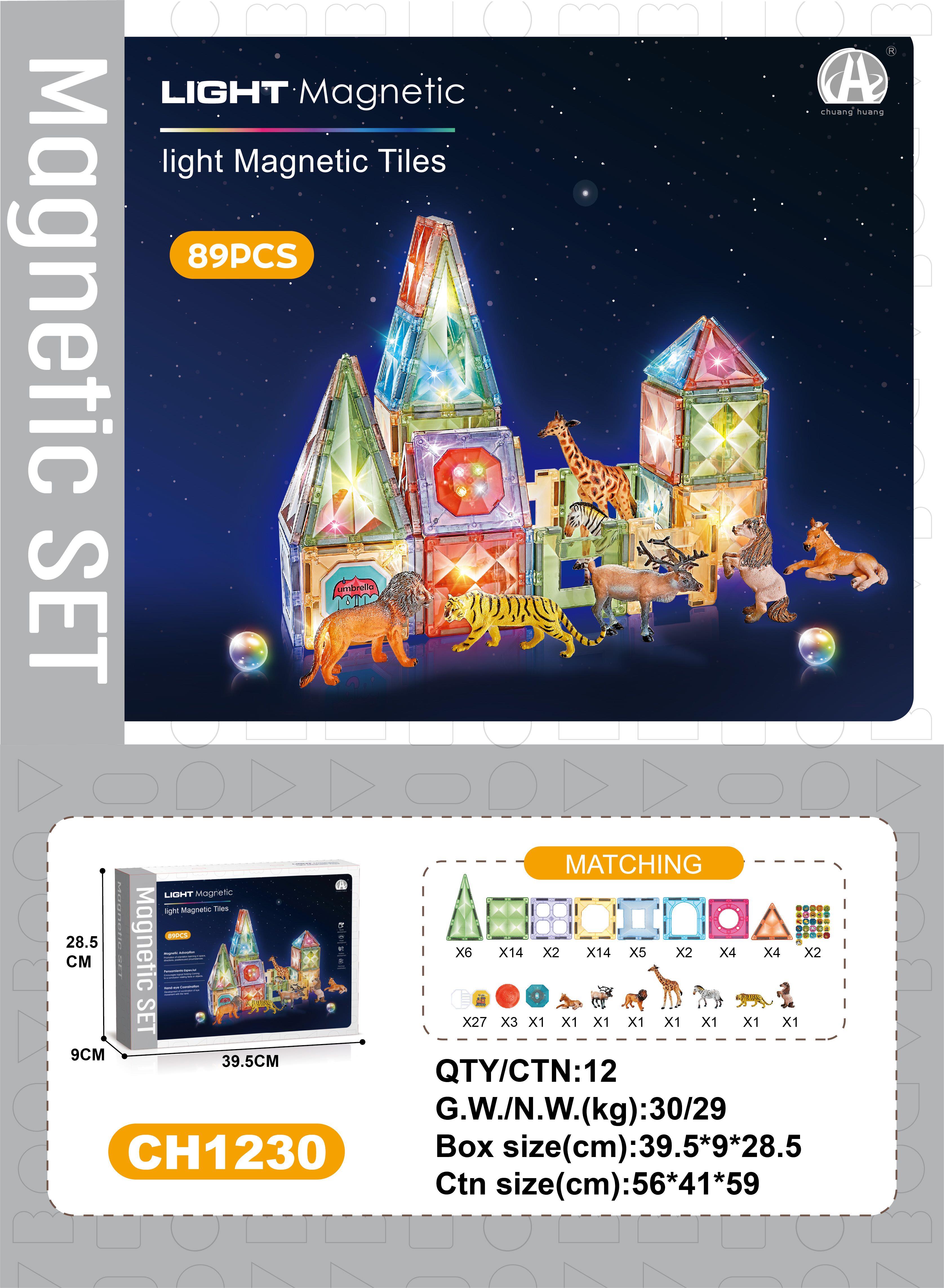 Magnetic Tiles 89 Parça Ch1230