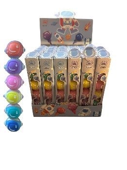 Makaron Astronot Şekilli Fosforlu Kalem Pk.36