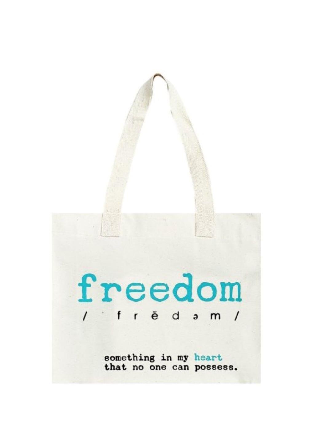 Maxı Cotton Tote Bag Freedom Wk 02