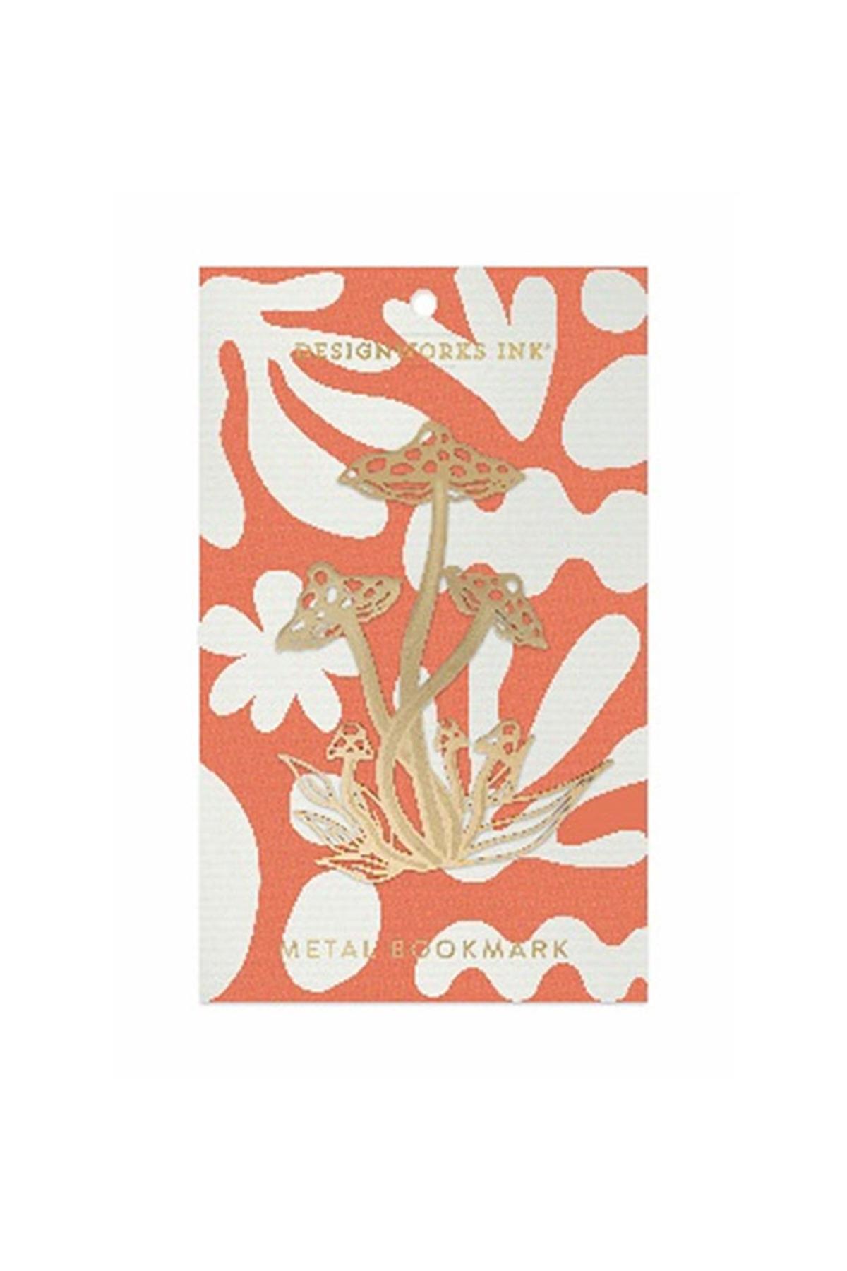 Metal Bookmark Mushroom - Metal Kitap Ayracı 14 Cm