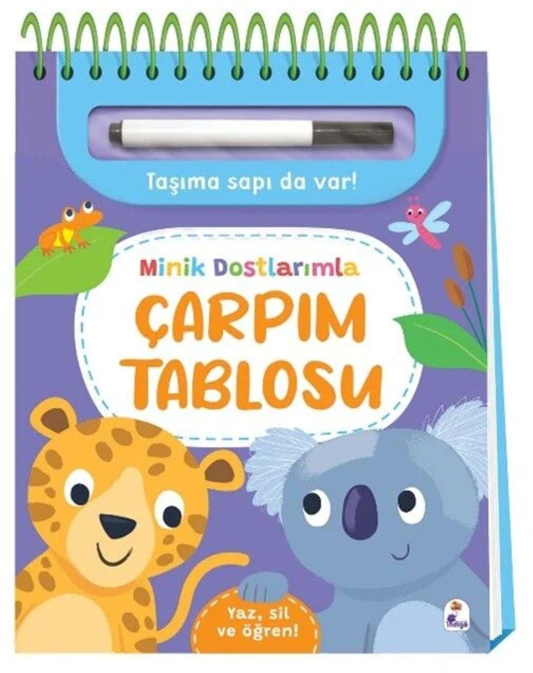 Minik Dostlarımla Çarpım Tablosu (Ciltli)